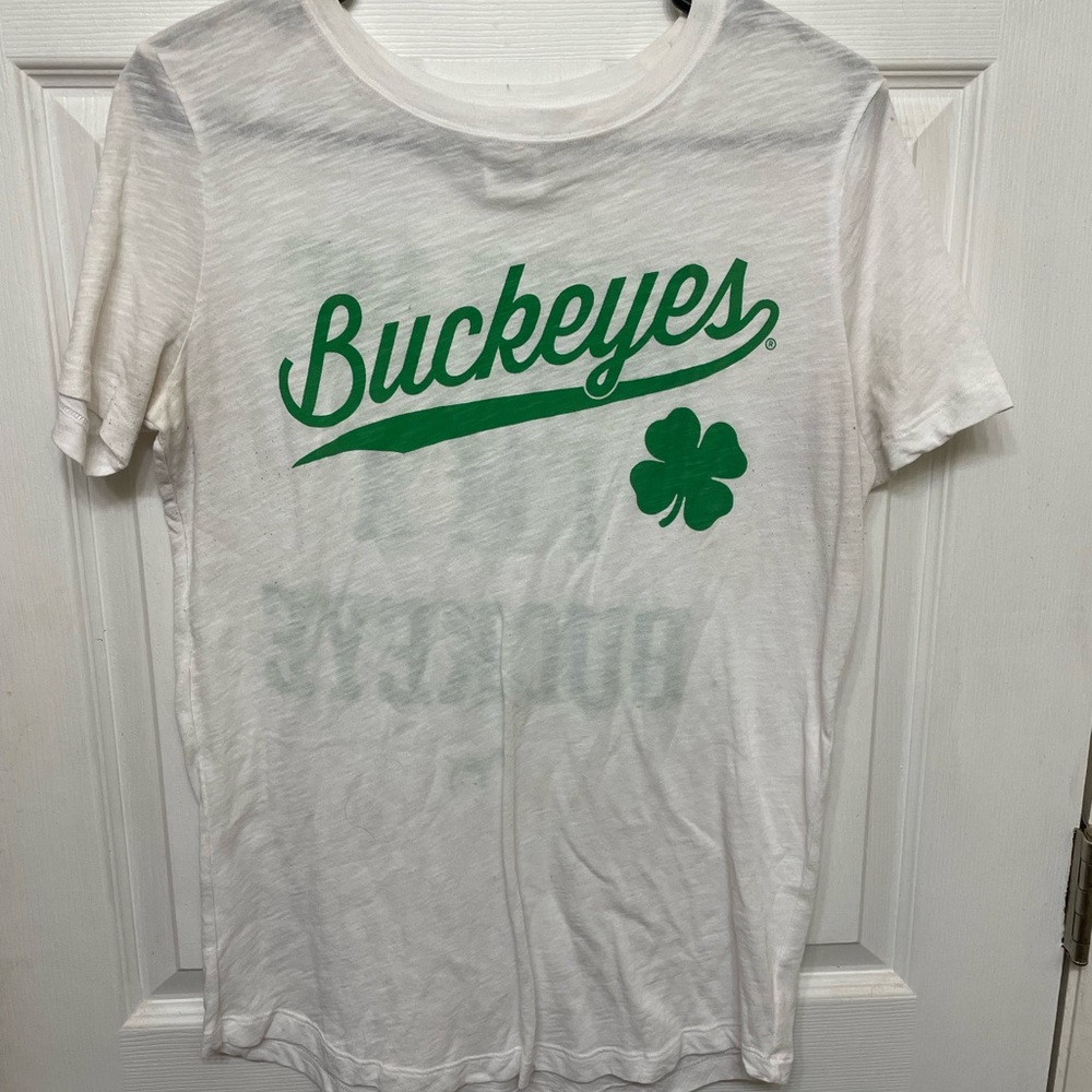 Rare VS Pink OSU Buckeyes St. Patrick’s Day t-shirt, size S.